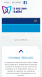 Mobile Screenshot of maisonrealite.org
